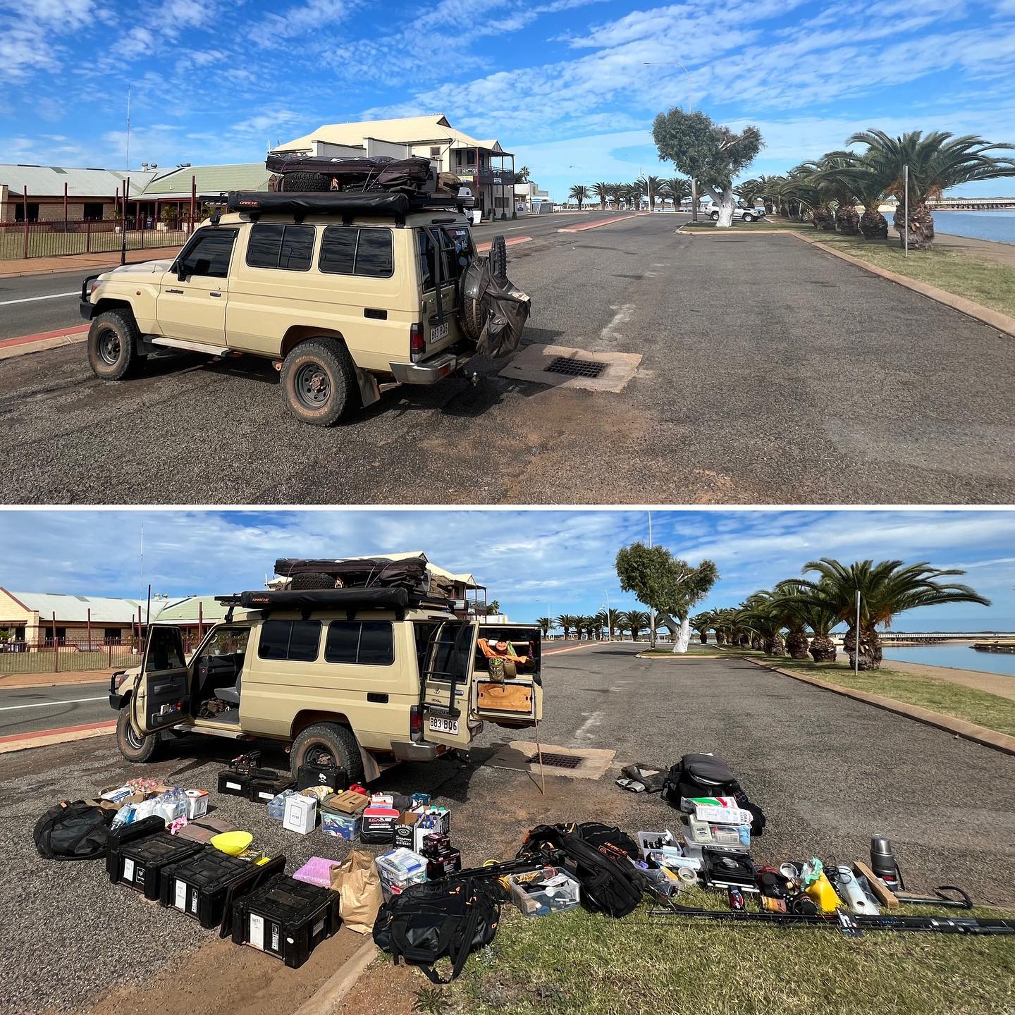 Worst part of every trip!
Got into Broome a few days ago, drove down to Exmouth, now Carnarvon. Time to repack for @dirkhartogisland.
Living the Dream…soon!
